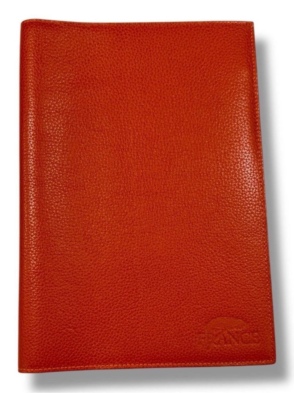 Longchamp Leather Travel Wallet Document Holder Passport Camel Brown France